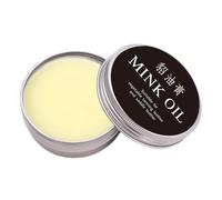 Leather Care Balm, Leather Care Cream, Natural Sturdy Leather Care Cream, Natural Leather Cleaning Moisturizer with Mink Oil, Restoring and Refurbishing Conditioning Cream for Bags, Furnitur(100g)
