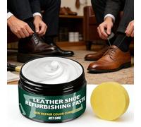 Leather Care Cleaning Cream - Conditioning Polishing Oil For Jackets Sofas | Stain Remover Protector For Handbags Boots | Multifunctional Cream For Leather Goods, 50g With Sponge