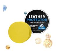 Leather Care Conditioner - Restorer Protector with Sponge for Leather, Footwear, Boots, Shoes, Furniture, Couch, Jackets, Purses, Seat Belts, Car Interiors, and Household Maintenance