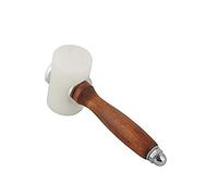Leather Carving Hammer, DIY Leathercraft Mallet, Cowhide Sew Club, Nylon T Head Wood Handle 7.4 Inch