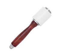 Leather Carving Hammer,Ompinda DIY Leathercraft Nylon Mallet Leather Maul with Wooden Handle for DIY Stamping Sew Leather Cowhide Tool (T Head)