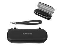 Leather Case for Insta360 Luna Ultra Shockproof with Carabiner Classic Black 1pcs