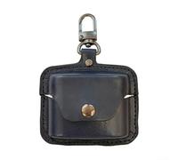 Leather Case for Sony WF-1000XM6 Providing Robust Protection Against Common Physical Hazards While Retaining Sleek Visual Identity (Dark Blue)
