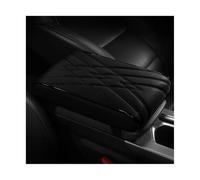Leather Center Console Armrest Box Mat Pad Cover For Jeep For Grand Cherokee For Compass For Commander For Wrangler(Black)