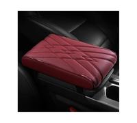 Leather Center Console Armrest Box Mat Pad Cover For Jeep For Grand Cherokee For Compass For Commander For Wrangler(Red)
