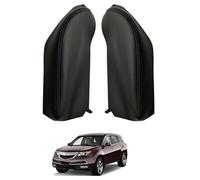 Leather Center Console Armrest Cover Replacement for Acura MDX 2007-2013 - Car Interior Lid Pad Cushion for Armrest Box Protector,Black-Black Line