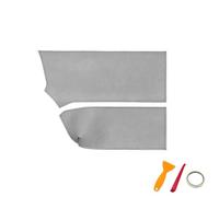 Leather Center Console Armrest Cover Replacement for BMW 5 Series E60 2004-2010 - Car Interior Lid Pad Cushion for Armrest Box Protector,Grey