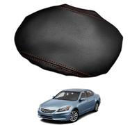 Leather Center Console Armrest Cover Replacement for Honda Accord 8th Generation (2008-2012) - Car Interior Lid Pad Cushion for Armrest Box Protector,Black-Red Line