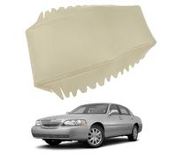 Leather Center Console Armrest Cover Replacement for Lincoln City 2006-2011 - Car Interior Lid Pad Cushion for Armrest Box Protector,Beige