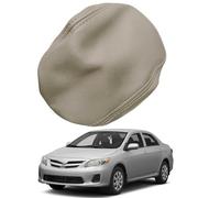 Leather Center Console Armrest Cover Replacement for Toyota Corolla 2007-2013 - Car Interior Lid Pad Cushion for Armrest Box Protector,Beige