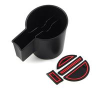 Leather Center Console Pad Car Central Console Storage Box Water Cup Holder Fit For Honda 11th Fit For Civic 2022 Up Car Armrest Cushion