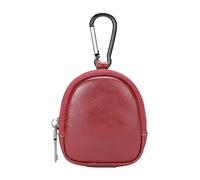 Leather Change Purse - Wallet Sigh, Handmade Leather Coin Pouch | Lightning Card Coin Wallet, Vintage Style Leather Coin Purse, Wine Red, Se référer au descriptif, Refer to description