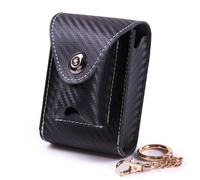 Leather Cigarette Case with Lighter Holder Cigarette Storage Case PU Leather Portable Cigarette Organizer Container for Men and Women Perfect Protection for Cigarettes and Lighters
