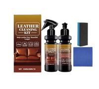 Leather Cleaner and Conditioner Leather Care Detailing Kit, Soften, Protect & Restore Leathercraft - UV Protection Prevent Cracking or Fading of Furniture, Car Interiors, Shoes, Bags