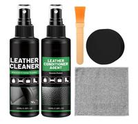 Leather Cleaner and Conditioner | Upholstery Detailing Kit - Auto Leather Cleaner and Conditioner - for Purse Boot Shoe Home Seat Couch Furniture Car