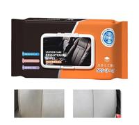 leather cleaner wipes, ultra-soft fabric, 50 count, upholstery stain remover, car interior care, dashboard console, ideal for shoes bags furniture