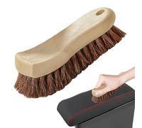 Leather Cleaning Brush - Premium Horsehair Brush for Car Interiors, Seats and Upholstery | Soft Brush with Long Bristles for Sensitive Surfaces, Furniture and Shoes | Professional Detailing