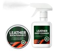 Leather Cleaning Kit - Balm, Deep Nourishing Mild Portable with Sponge, Revitalizing Lotion Upholstery Nutritive Cream | Skin Restoration Ointment Apparel Polishing Paste Boot