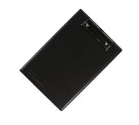Leather Clipboard Standar Size Clip Board Writing with Hanging Hook Leather Writing for Office School File Folder