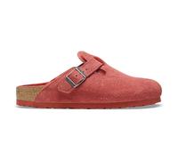 Leather clogs Birkenstock Boston Suede Rouge 43