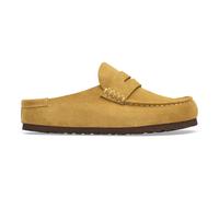 Leather clogs Birkenstock Naples Wrapped Suede Marron 38