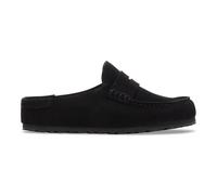 Leather clogs Birkenstock Naples Wrapped Suede Noir 40