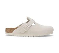 Leather clogs with soft insole Birkenstock Boston Blanc 41