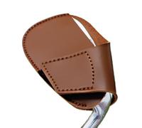 Leather Club Head Covers Thick Synthetic Leather Long Neck Headcover Set | Protective Protector Set Golf Club Head Accessory for Wedge Cover Fairway Woods Driver Hybrids