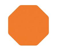 Leather Coasters for Drinks Beauty Burnt Orange Coaster Set of 4 Octagon Drink Coasters Set Heat-Resistant Cup Mat for Tabletop Protection Absorbent Tea Cup Coasters for Home Decor