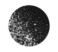 Leather Coasters Round Shape, Black White Glitter Coasters for Drinks, Drink Coasters Set of 4, Cup Mat Absorbent Cup Coasters Modern Coffee Table Coasters for House Warming Gifts Funny Coasters
