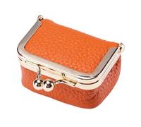 Leather Coin Pouch - Genuine Leather Jewelry Box | Portable Coin Purse | PU Leather Change Purse for Credit Cards, Keys, Lipstick, Rings, Earrings