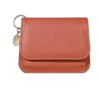 Leather Coin Purse - 11.5x2.5x9.5cm Zipper | Small Change Gurses | Pure Hand For Women | Handmade Portable Hand Band Wallet For Credit Card, Fact, Brown, Se référer au descriptif, Refer to description