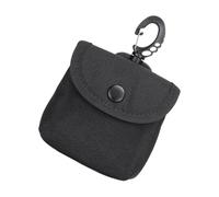 Leather Coin Purse | Coiin Purchase Keychain Professional Pouch | Hook Round Mini Key Wallet Pouch Bag Case for Outdoor Hunting Camping Hiking 3.94 x 5.51 inches, Black, Se référer au descriptif