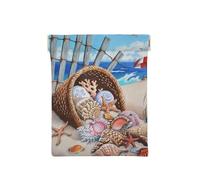 Leather Coin Purse for women, Beach Flying Seagull, Slim Rfid Blocking Coin Purse Wallet For Men, Mini Zipper Pouch, Small Item Organizer For Cash Coins Cards, Automatic Snap Closure Travel Essentials