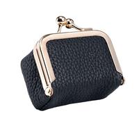 Leather Coin Purse for Women - Elegant Small Pouch Crafted from Premium with Secure Metal Clasp | Lightweight Wallet Organizer, Cards, and Car Keys, Perfect Handbag, Office, Everyday Carry