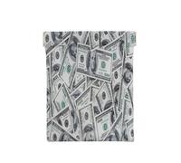 Leather Coin Purse for Women, Funny Dollar Money, Slim RFID Blocking Coin Purse Wallet for Men, Mini Zipper Pouch, Small Item Organizer for Cash Coins Cards, Automatic Snap Closure Travel Essentials