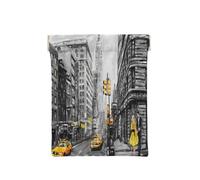 Leather Coin Purse for Women, Love from New York, Slim RFID Blocking Coin Purse Wallet for Men, Mini Zipper Pouch, Small Item Organizer for Cash Coins Cards, Automatic Snap Closure Travel Essentials