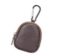 Leather Coin Purse,Leather Coin Purse,Small Wallet for Change | Waterproof Coin Purse for Women Men,Coin Purse,Stylish Key Case, Dark Coffee, riferimento alla descrizione, Please refer to