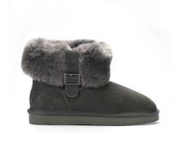 Leather Company Granite - Women's Sheepskin Suede Winter Boots - Grey - EU 36
