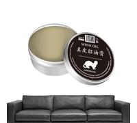 Leather Conditioner Cream - Mink Oil Leather Polish Cream | Repair Kit | Natural ingredientss Maintenance Tool For Clothing, Saddles, Shoes, Sofas, Car Interiors, Bags