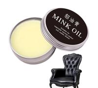 Leather Conditioner | Leather Recoloring Balm with Mink Oil - Conditioning Cream for Refurbishing and Restoring Leather Furniture, Shoes, Car Seats, Boots