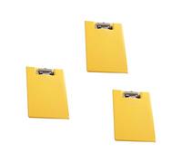 Leather Conference Folder with Clipboard Folding Clipboard with Clear Internal Pocket for Meeting and Conference Business Travel Document Folder