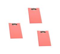 Leather Conference Folder with Clipboard Folding Clipboard with Clear Internal Pocket for Meeting and Conference Business Travel Document Folder