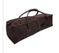 Leather Contractor Tool Bag 600mm Heavy Duty Open Tool Storage Tote Workshop