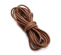 Leather Cord 5Yards 1-4mm Genuine Leather Cords Round Thong For Ornament Making DIY Crafts Material Clothing Charm Accesso(Diameter 6mmx2yards)