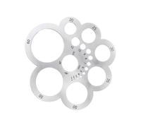 Leather Corner Rounding Template - Stainless Steel Circular Cutting Ruler | Craft accessories, leather corner rounding template, stainless steel circular cutting ruler for practically stable