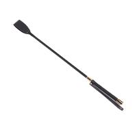 Leather Cosplay Heart Bondage Whip Crop Spanking Horse Riding Flogger Flapper Cane Sex Padles BDSM Sex Toys for Couples Black 45cm One Size