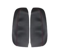 Leather Cover Door Armrest Cover For Hyundai i30 FD GD Hatchback 2007-2011, Microfiber Leather Interior Trim Replacement,Red