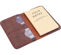 Leather Cover for Field Notes Moleskine Cahier Pocket Journal Handmade Vintage Leather Cover diary 3.5" x 5.5" Notebooks (Tan)
