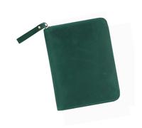 Leather Covers for 3.5x5.5Inch Field Notes Small Notepads Pocket Journal Handmade Zippered Leather Covers with Pen Slot Pocket Notepads Protector